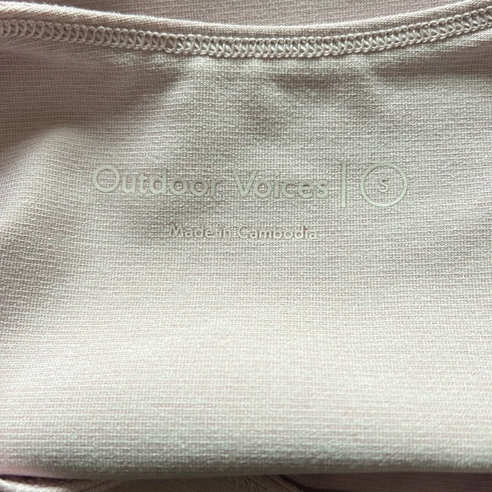 Outdoor Voices Crop Slashback Sports Bra Size Small - Picture 6 of 12